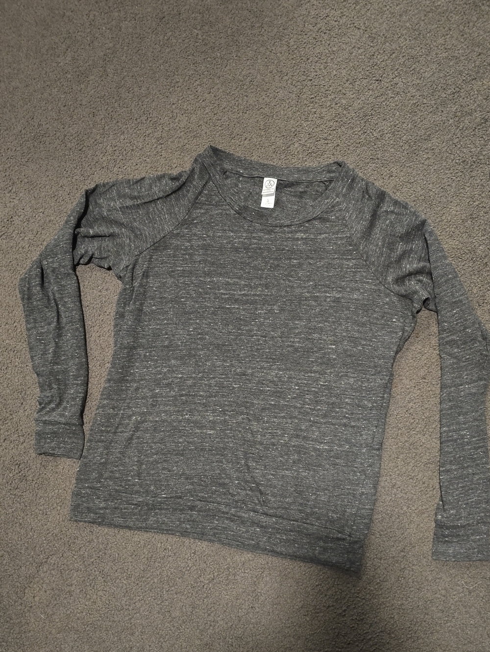 Alternative Women's Heather Gray Long Sleeve Tee